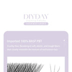DIYDAY W Shape Eyelash Extension 3d 4d 5d 6d 7d 8d W-Shaped Eyelashes Premade Fans Individual BASF Mink Faux Lashes