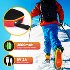 Electric Heated Insoles Anti Stress Safe Foot Warming Pad APP-Controlled Cut-to-Fit for Winter Outdoor Camping Skiing Shoe Pads