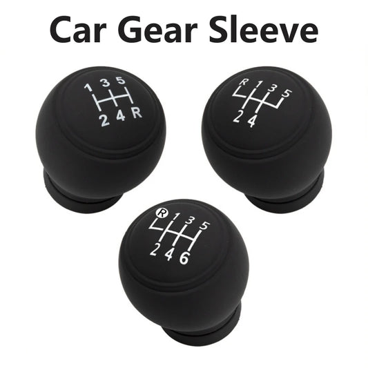 Universal Silicone Gear Shift Knob Cover Non Slip Protector For Manual Shifter