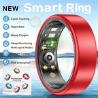 R10 Smart Ring with Charging Case Multi-color Ring Men Women Health Sleep Heart Rate Monitoring IP68 Waterproof Multi-sport Mode