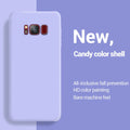 Liquid Silicone Soft Cases For Samsung Galaxy S8 S9 S10 S20 S21 FE S22 S23 Plus Fundas For Samsung Note 8 9 10 20 Plus Cover