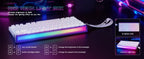 ATTACK SHARK R85 HE Wired 75% Hall Effect Rapid Trigger Mechanical RGB Gaming Keyboard with 8K Polling,0.05mm RT Accuracy