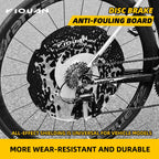 Anti-fouling Motorcycle Washing Disc Brake Cleaning Protection Cover Ultralight Bicycle Washing Disc Guard Bike Accessories