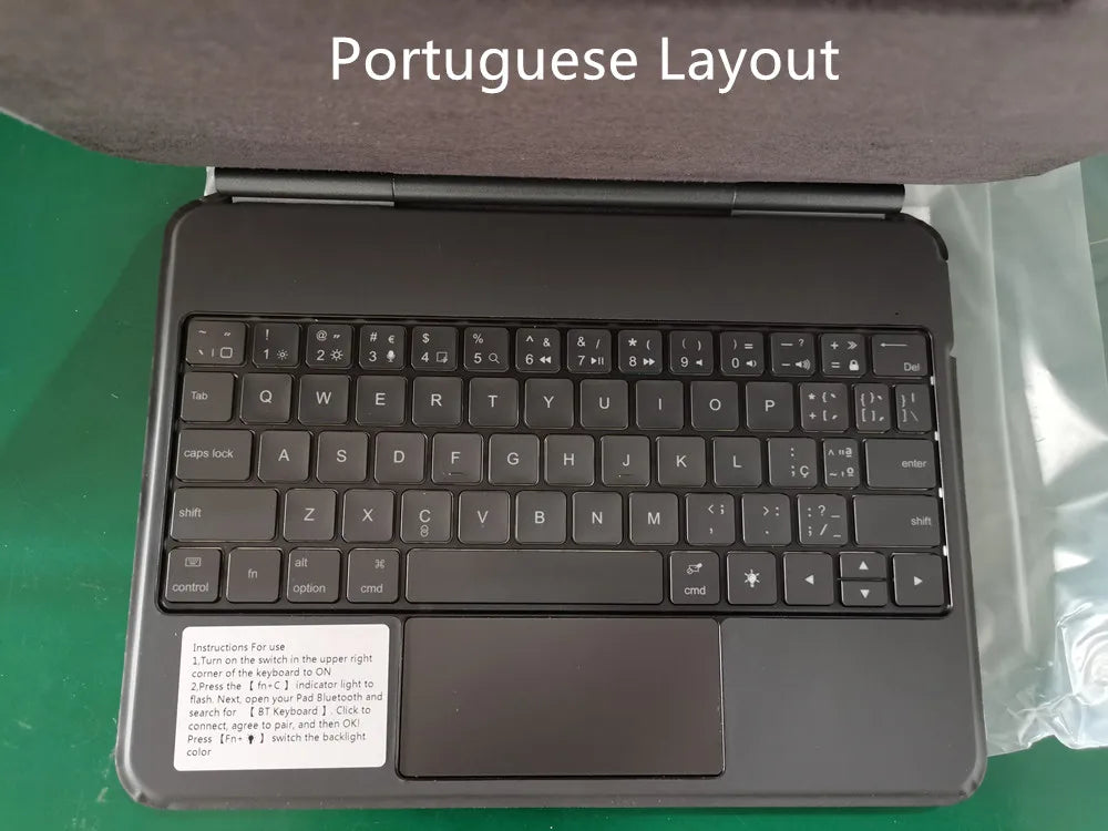Magic Keyboard Folio For Xiaomi Pad 7 2024 Mi Pad 7 8 Pro 11.2' Tablet Smart Case For Xiaomi Pad 8 Spanish German Keyboard Cover