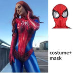Halloween Cosplay Costume For Spider Women Superhero Costume Black Cat Tight 3d Printing Jumpuit Bodysuit Toys Christmas Gift