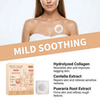 Breast Volume Boost Firm Patches 3 in 1 Nano Water Soluble Microneedle Body Care for Breast Butt Lift Targeted Hydration