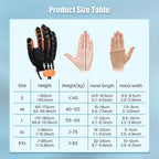 Left & Right Rehabilitation Robot Gloves Hand Massage Device for Stroke Hemiplegia Hand Function Recovery Finger Workout Trainer