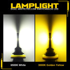 BMTxms 2Pcs 60W 12000LM Canbus H8 H11 9005 9006 Car LED Light Fog Light H9 HB3 HB4 9145 H10 LED Fog Lamp 6500K 3000K 12V Diode