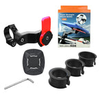 1set Motorcycle, Bicycle Handle, Mobile Phone Holder, Detachable 360 ° Rotating Shock-absorbing Mobile Phone Holder
