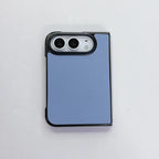 High Quality Solid Color Woven Texture Shockproof Folding Phone Case For IPhone Duo Fashionable Phone Protective Case