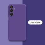 Original Square Liquid Silicone Phone Case for Samsung Galaxy A26 A36 A56 5G 360 Soft Protective Anti-drop Shockproof Back Cover