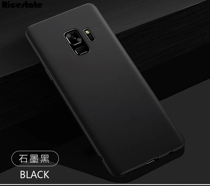 Ricestate Shockproof Armor Cover Case for Samsung S9 S9 Plus Coque Soft Silicon TPU Case For Samsung Galaxy S9 S9Plus Fundas
