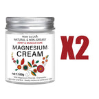Non-Greasy 100g Magnesium Joint & Muscle Care Cream Nourishes/Moisturizes, Daily Use Boosts Elastic Skin Chamomile, Lavender