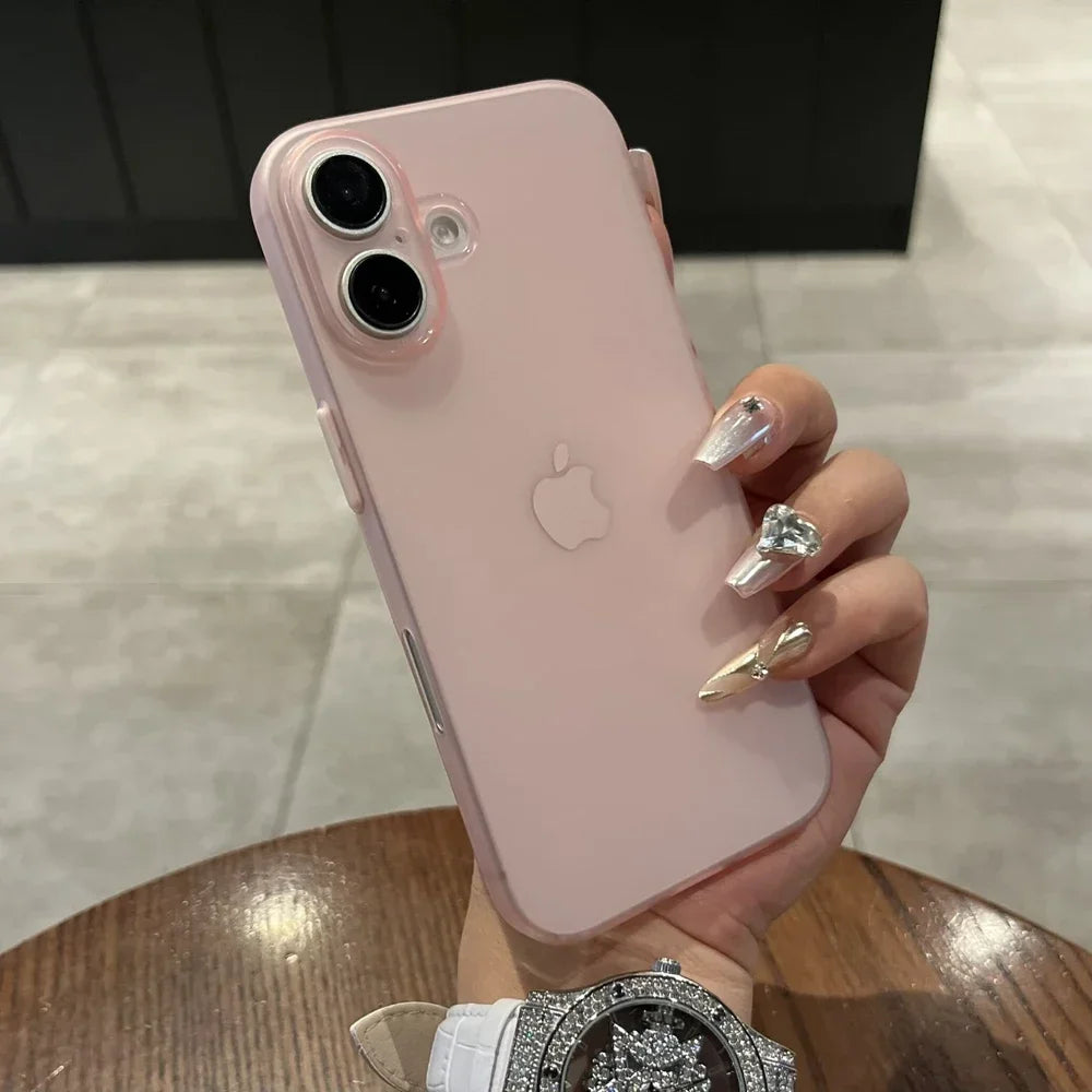 Ultra Thin PP Case For iPhone 18 17 16 15 14 13 12 11 Pro Max 16 15 Plus Matte Cover For iPhone 18Pro Slim Clear Shockproof Case