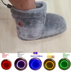 Heated Boots Heated Slippers Heating Pad Boots 1 Pair Thick Easy To Wear Fast Heating 5 Level Temperature for Office