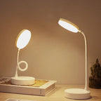 Flexible LED Desk Lamp with 3-Level Dimmer, USB Powered, Eye-Caring, Warm, White Light, Perfect for Home, Office, Reading, Study