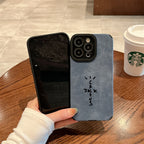 Travis Scott Cactus Jack Luxury Suede Silicone iPhone Case – iPhone 11 to 17 Pro Max