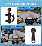 Jansite Portable 8.1 inch IP67 Waterproof Motorcycle 4K DVR GPS Navigation Wireless Carplay Android Auto Moto Recorder Monitor