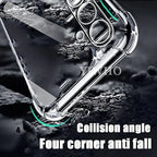 Clear Phone Case for Samsung Galaxy A16 5g 4g A15 A25 A35 A55 A54 A34 A24 A14 TPU Transparent Case Shockproof Back Covers