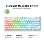 MCHOSE Jet75 Kailh Magnetic Switch 8kHz Polling Rate Magnetic Switch Gaming Keyboard Hall Effect Hot-Swappable Customized RGB