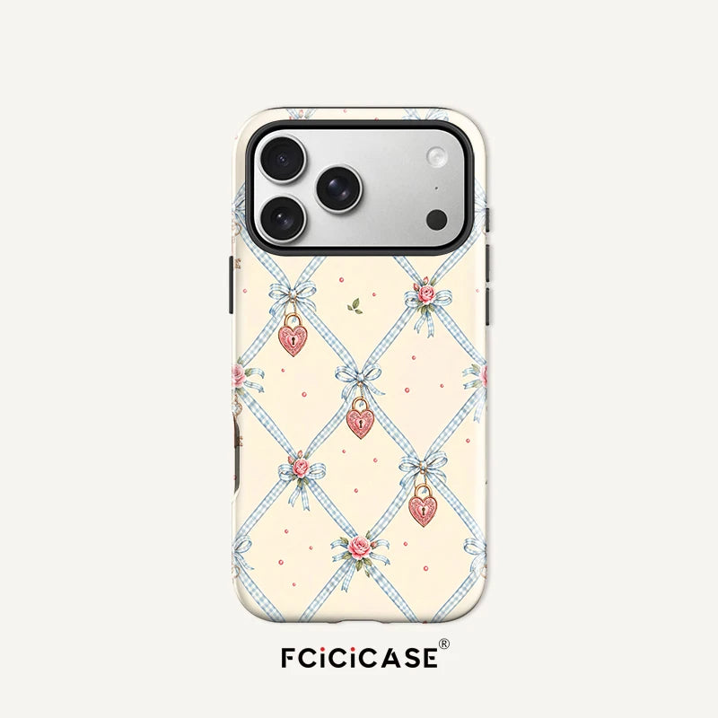 Fcicicase Lovely Flower Case For Iphone 18 17 16 Pro Max 15 14 13 12 Plus 11 For Magsafe Wireless Charge PC +TPU Back Cover Capa