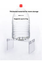 [Kitchen Storage] Clear Expandable Cabinet Organizer, Spice & Dish Divider, Multi-Scene Use For Kitchen & Bathroom