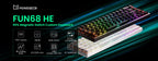 Akko MonsGeek FUN68 FUN60 PRO&MAX  HE Magnetic Keyboard 60% 65% Gaming Keyboards Rapid Trigger 8K Custom Keyboard Gamer Esports