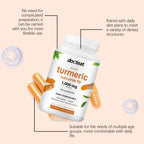 DOCTEAT Curcumin Joint Capsules Relieve Joint Soreness Improve Physical Fatigue Enhance Vitality Boost Immunity Health Capsules