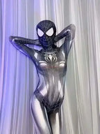 Halloween Cosplay Costume For Spider Women Superhero Costume Black Cat Tight 3d Printing Jumpuit Bodysuit Toys Christmas Gift