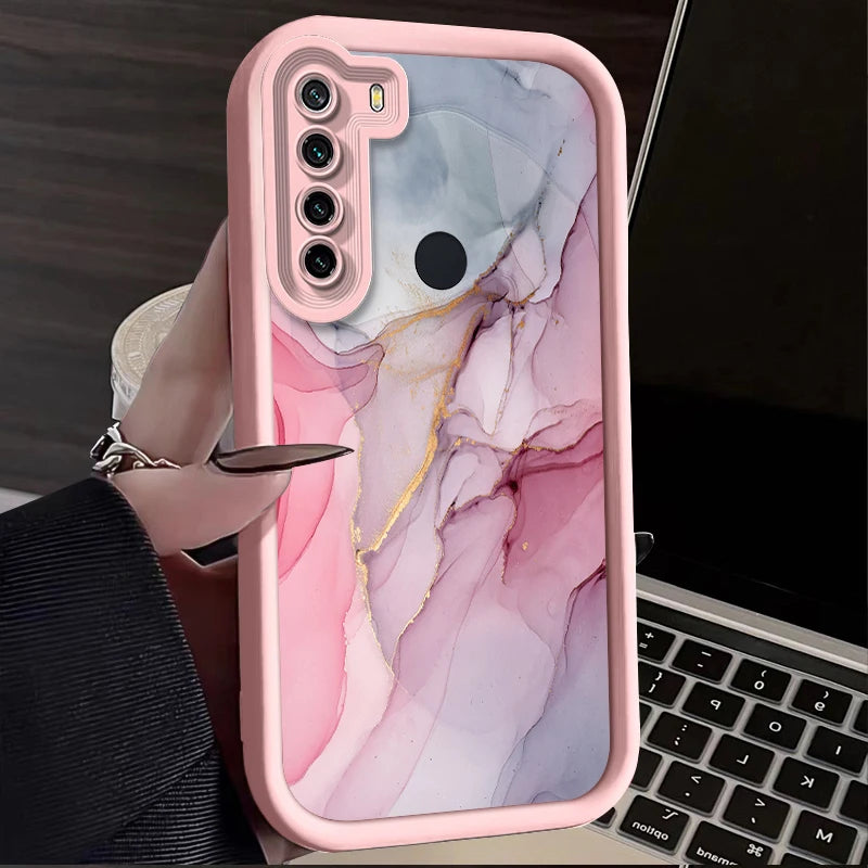 note8pro Marble Silicone Phone Case On For Xiaomi Redmi Note 8 7 9 Pro Max 9s redmi 9 9a 9c 9t note9 note7 Luxury Cover
