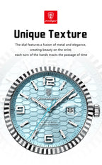 POEDAGAR High Quality Original Men Clock Waterproof Luminous Date Luxury Man Watch Stainless Steel Quartz Men's Watches Male+Box