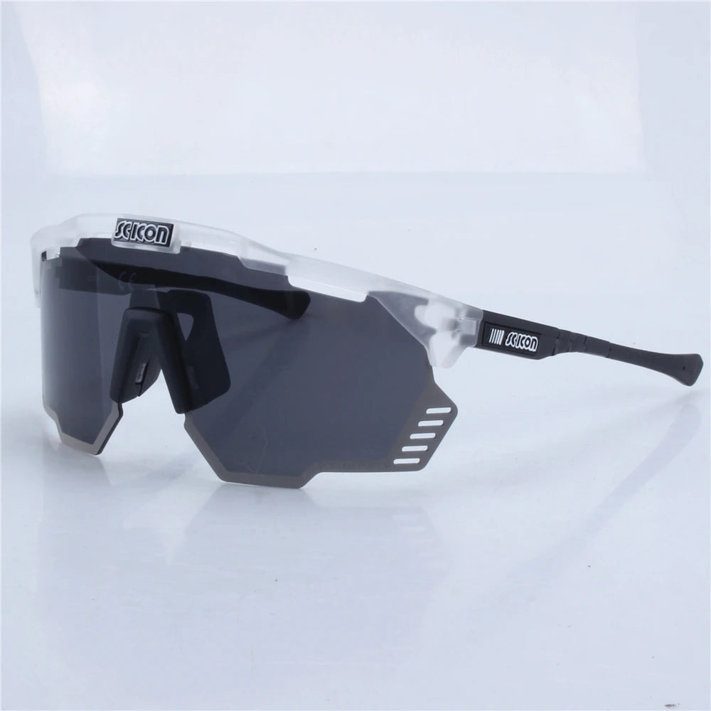 SCICON AEROSHADE KUNKEN UV400 Cycling Sunglasses with Case - Outdoor Sports Men's MTB Road Bike Eyewear Women's Goggles