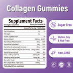 Collagen Complex Gummies, with Biotin & Vitamin C, Supports Skin, Hair, Nail, Joint Wellness, Gut Health & Digestion, Anti-Aging