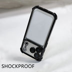 Luxury Buffer Impact Shockproof Plating Transparent Phone Case For iPhone 18 17 16 15 14 13 12 11 Pro Max 16Plus Air Clear Cover