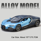 1:32 Atlantic Tourbillon Car Model Alloy Diecast Toys Doors Opened Sound Light Pull Back Miniature Models Office Table Ornaments