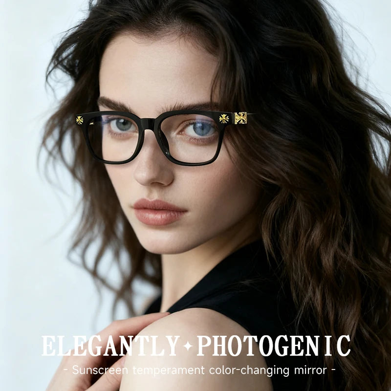 2026 BEAU FIVE Retro Square Blue Light Blocking Computer Glasses