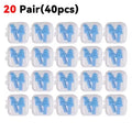 25/1Pair Ear Plugs Sleeping Noise Cancelling Reusable Silicone Sound Block Earplugs Summer Waterproof Swimming Ear Plug With Box