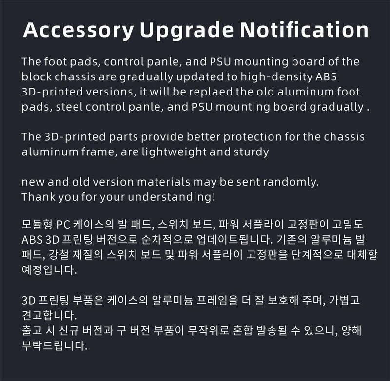 METALFISH BlockCase Aluminum Open Frame Case Support ATX/M-ATX Mainboard GPU Mount Horizontally 240 Water Cooler Gaming Cabinet