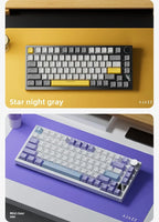 AJAZZ AK820/Pro Wireless Mechanical Keyboard Bluetooth 5.1 2.4G USB-C Wired Hot Swappable RGB Gaming Keyboard Gasket Mount with