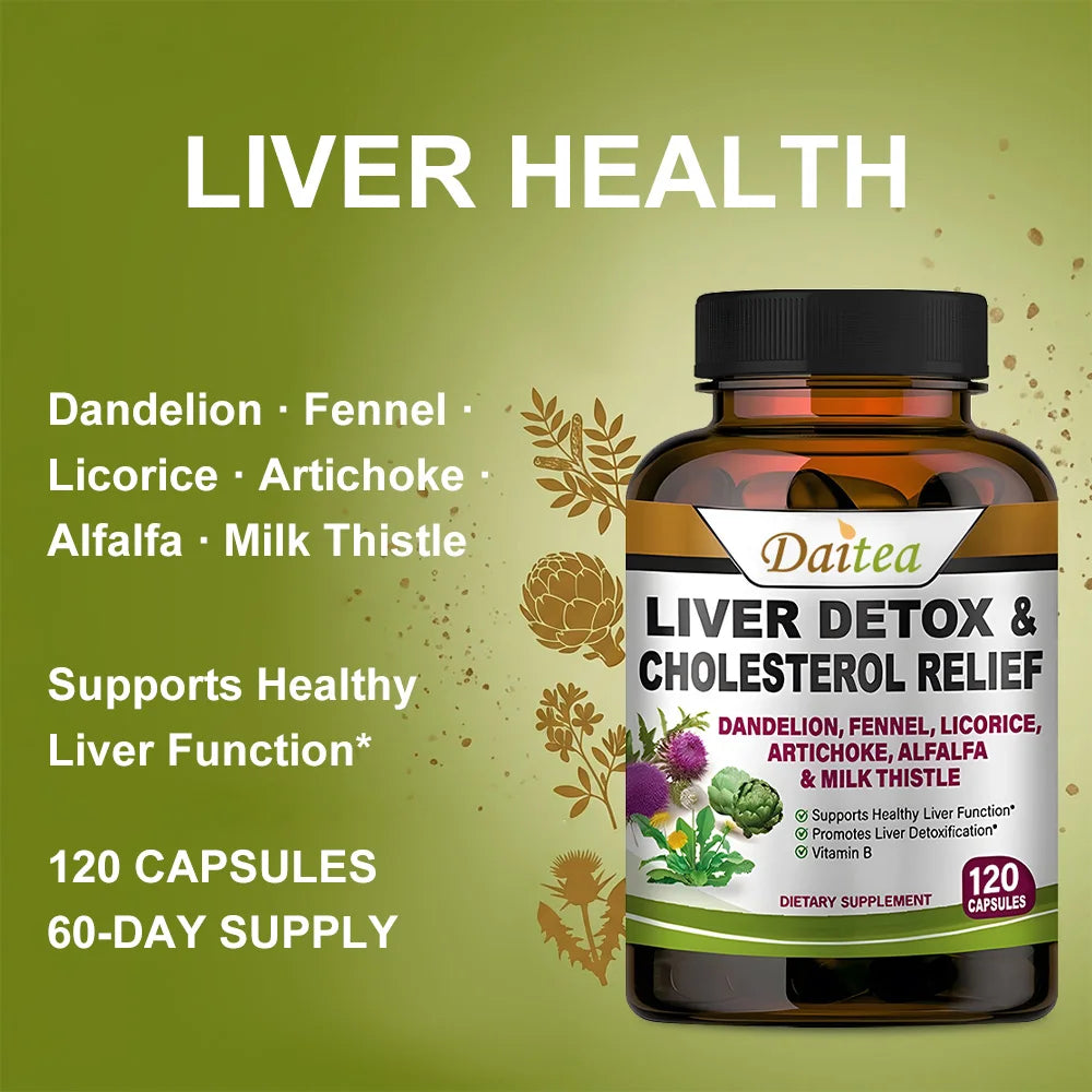 Liver Cleanse Detox & Repair - with Artichoke, Dandelion, Liver & Kidney Health, Liver Cleanse, Detox & Repair