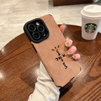 Travis Scott Cactus Jack Luxury Suede Silicone iPhone Case – iPhone 11 to 17 Pro Max