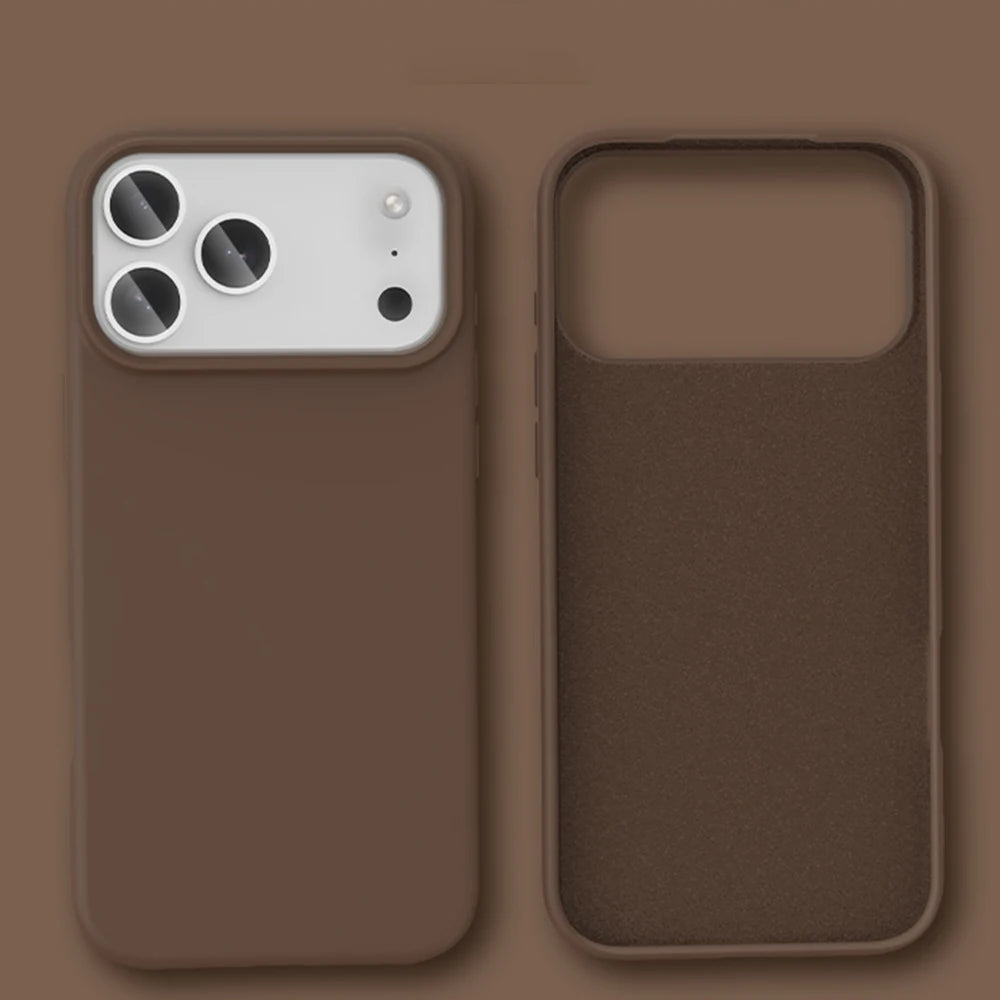 Shockproof Soft Liquid Silicone Phone Case For iPhone 18 17 Air 16 16E 15 14 13 12 11 Pro Max Plus Skin Feeling Protection Cover