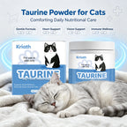Cat Taurine Powder Supplement Support Cat Heart Wellness Healthy Eyesight Pet Body Daily Care Nutrition Powder