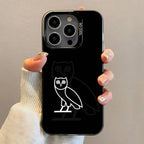 D-Drake O-OvO OWL Phone Case For iPhone 17 16e 16 15 14 13 12 11 mini Pro Max X XR XSMAX 8 7 Air Plus Anti Fall Matte Back Cover