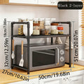Kitchen Countertop Microwave Storage Rack, Multi-Layer Seasoning Storage Rack, Used For Storing Countertop Kitchen Utensils