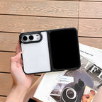 For iPhone Duo Case Luxury Translucent Matte Ultra Thin PC Case for iPhone Duo 18Fold Shockproof Metal Connector Hard Cover