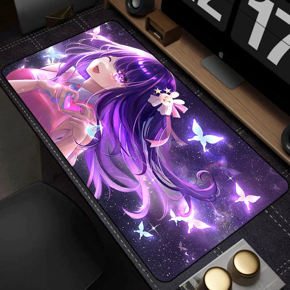 Gaming Accessories Mause Pads Oshi No Ko Hoshino Ai Computer Mouse Pad Carpet Kawaii Girl Deskmat Keyboard Pads коврики для мыши