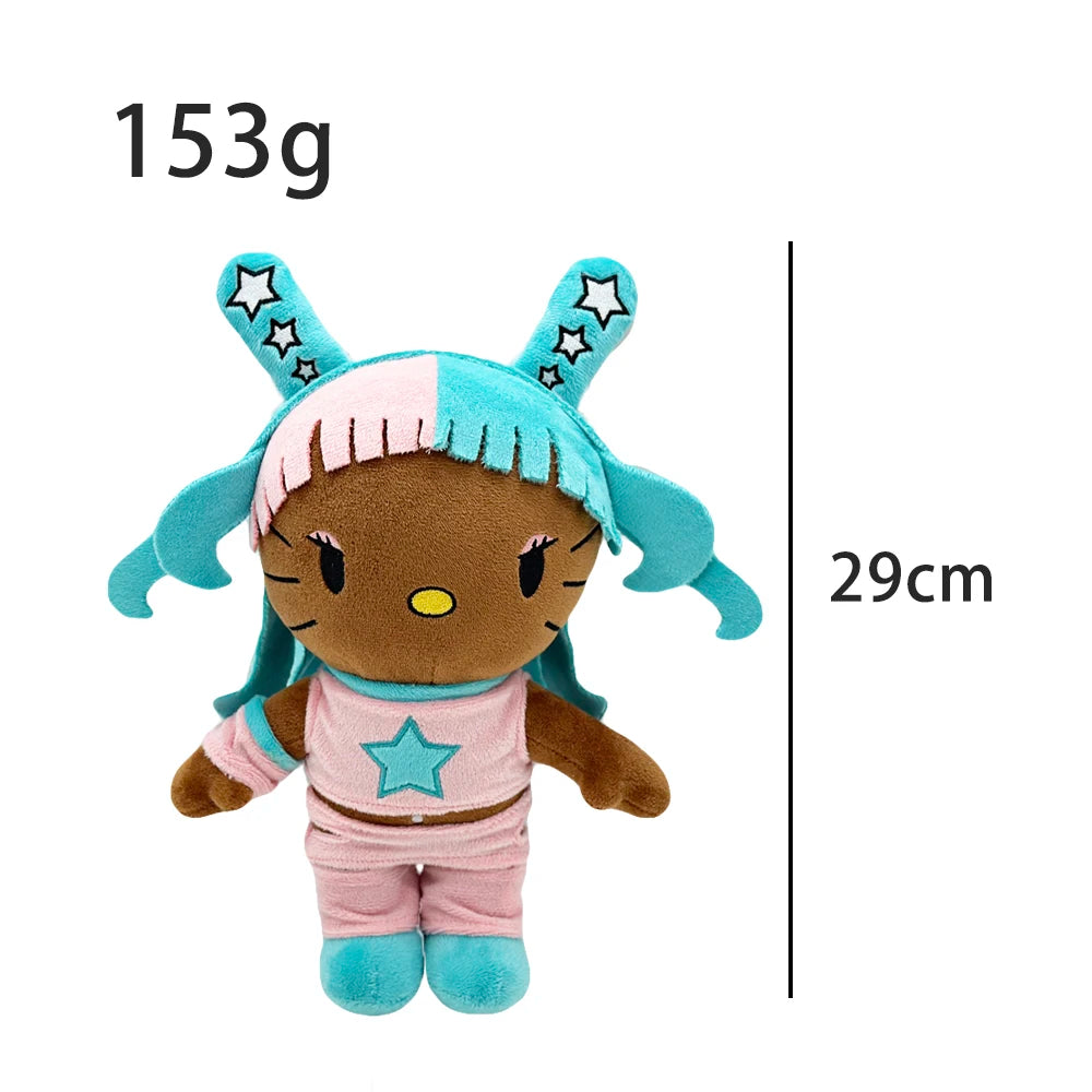 Multiple Styles Cute Cat Eminem XXXTentacion Frank Ocean Plush Toy Doll with Clothes Stuffed Soft Plush Toys Fans Collect Gift