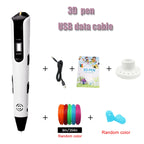 Upgraded 3D Printing Pen 9 Meter Pla Filaments Children S Birthday Christmas and New Year Gifts Three Dimensional Painting Tools