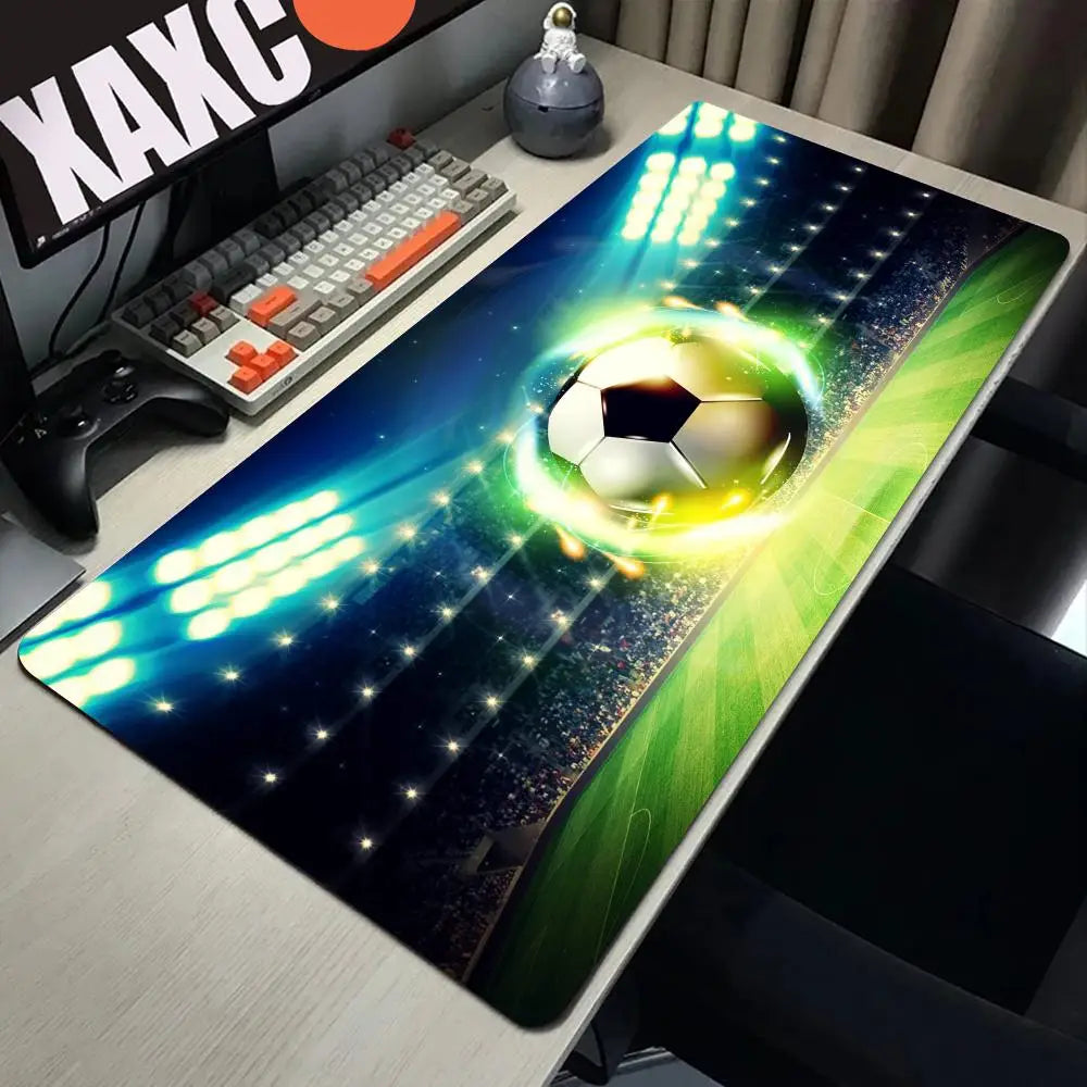 Soccer Football Large Gaming Mouse Pad HYBXAXC Mousepad Gamer Laptop Mouse Mat Office Mausepad XXL Carpet Keyboard Mat Desk Pad